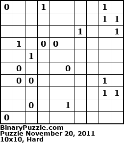 Binary Puzzle