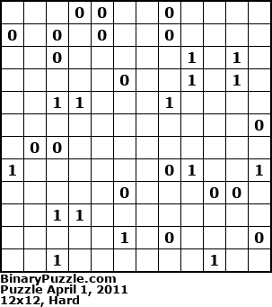 Binary Puzzle