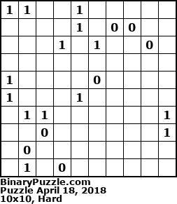 Binary Puzzle
