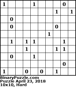 Binary Puzzle