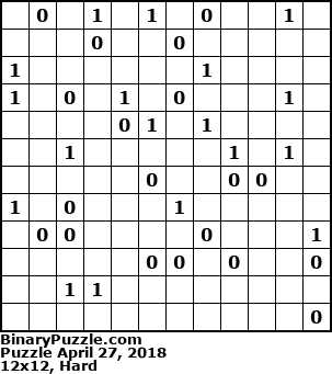 Binary Puzzle