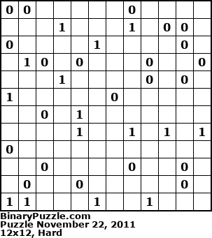Binary Puzzle