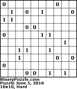 Binary Puzzle