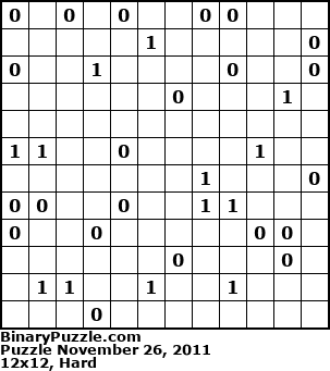 Binary Puzzle