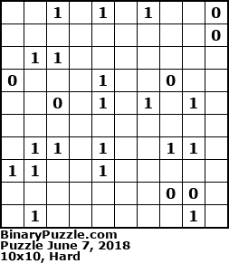 Binary Puzzle