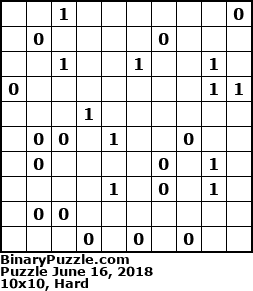 Binary Puzzle