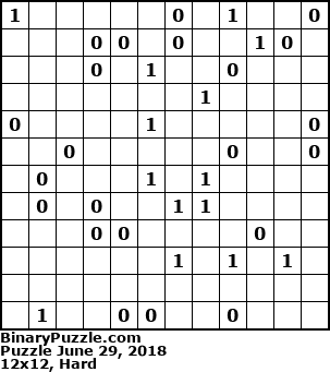 Binary Puzzle