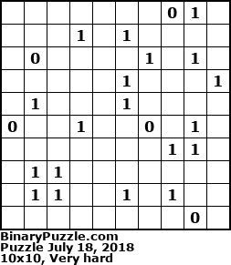 Binary Puzzle
