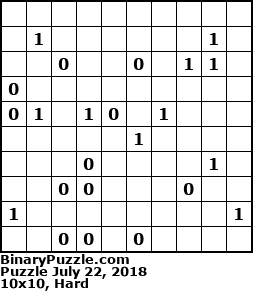 Binary Puzzle