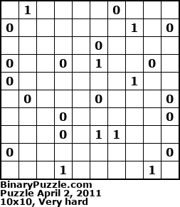 Binary Puzzle