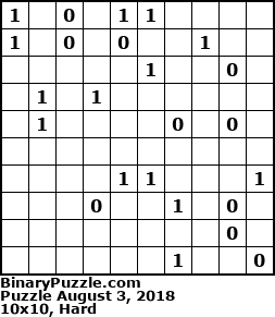 Binary Puzzle