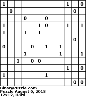 Binary Puzzle