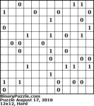 Binary Puzzle