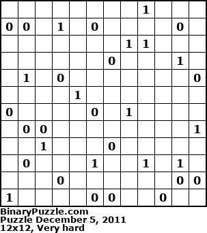 Binary Puzzle