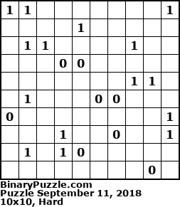 Binary Puzzle