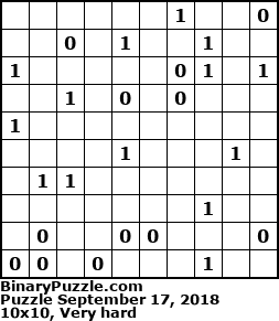 Binary Puzzle