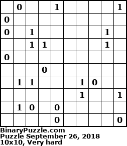 Binary Puzzle