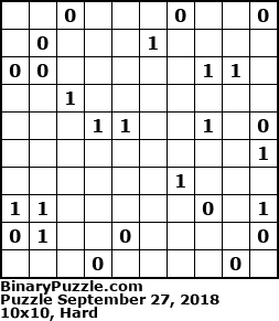 Binary Puzzle