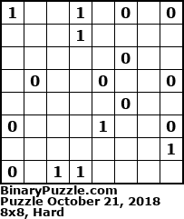 Binary Puzzle