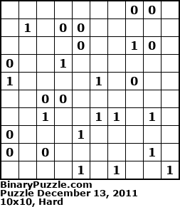 Binary Puzzle