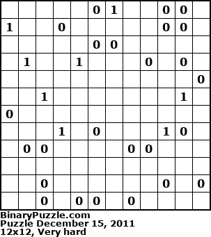 Binary Puzzle