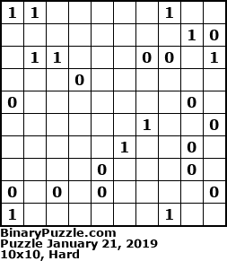 Binary Puzzle
