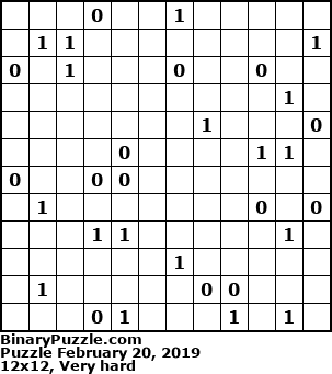 Binary Puzzle