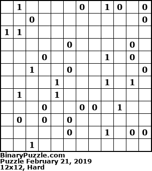 Binary Puzzle