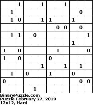 Binary Puzzle