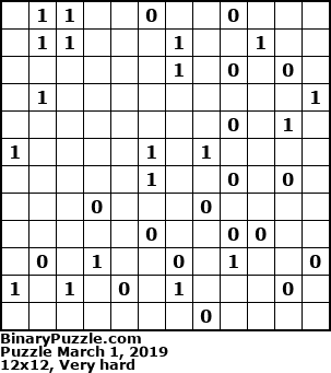 Binary Puzzle