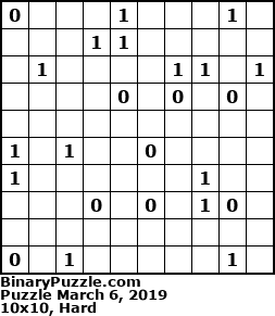 Binary Puzzle