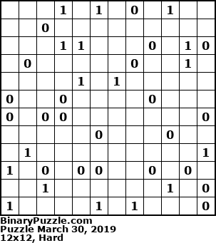 Binary Puzzle