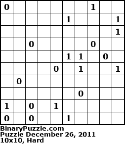 Binary Puzzle