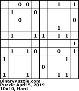 Binary Puzzle