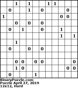 Binary Puzzle
