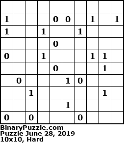 Binary Puzzle