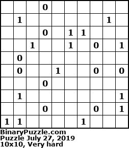 Binary Puzzle