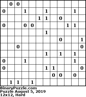Binary Puzzle
