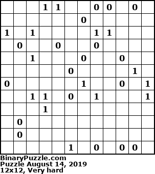 Binary Puzzle