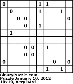 Binary Puzzle