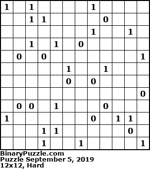 Binary Puzzle
