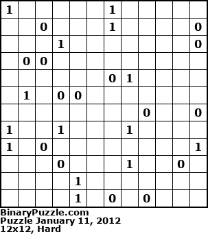 Binary Puzzle