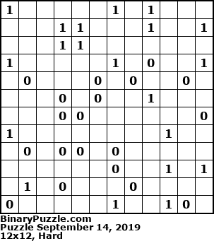 Binary Puzzle