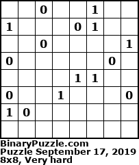 Binary Puzzle