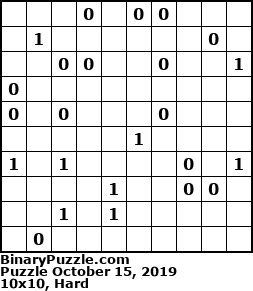 Binary Puzzle