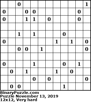 Binary Puzzle