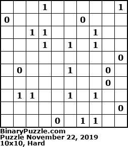 Binary Puzzle