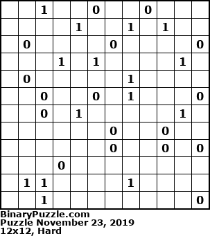 Binary Puzzle