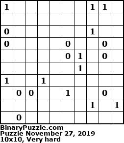 Binary Puzzle