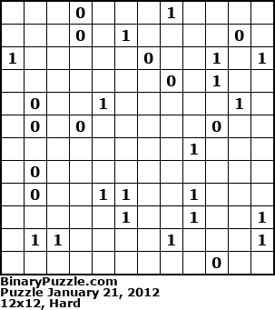 Binary Puzzle